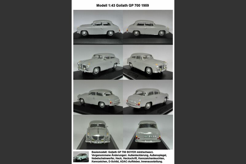 Alle meine Fahrzeuge von 1956 bis heute als 1:43 Modell Bild 3