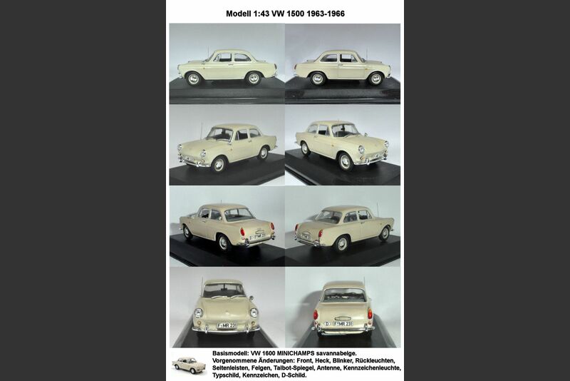 Alle meine Fahrzeuge von 1956 bis heute als 1:43 Modell Bild 8