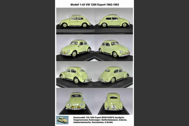 Alle meine Fahrzeuge von 1956 bis heute als 1:43 Modell Bild 7