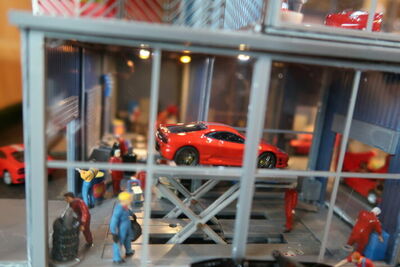 Ferrari Autohaus 1:87 Bild 11