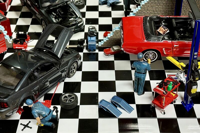 Mustang Präsentationen/Dioramen Bild 1