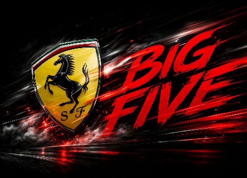 modellautos Kategorie 1:18 Ferrari Big Five Abbildung