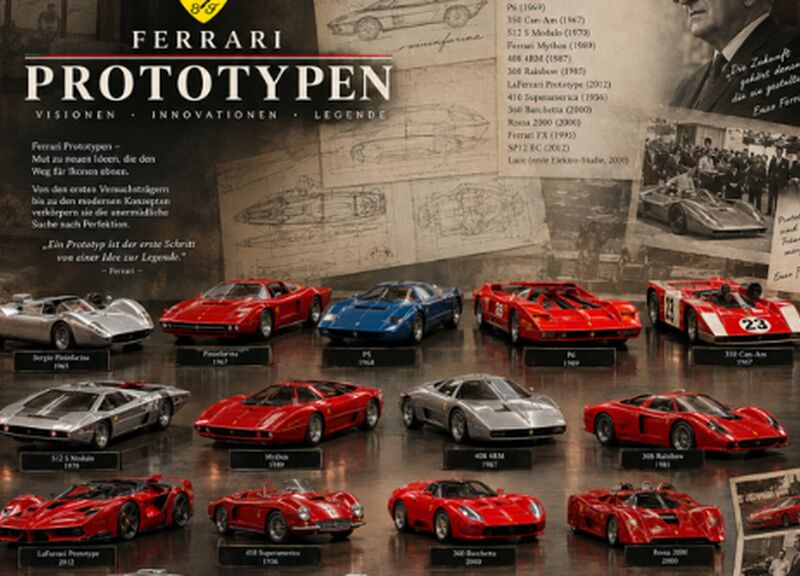 luft-raumfahrt Kategorie Ferrari 1:18, Prototypen Abbildung