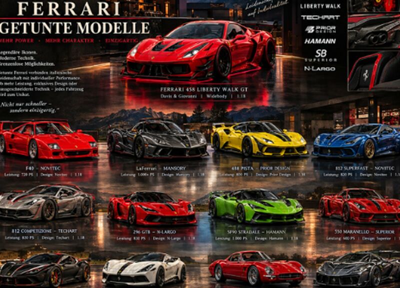 luft-raumfahrt Kategorie Ferrari 1:18 Tuning Abbildung